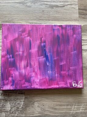 Pink Abstract Canvas Wall Art